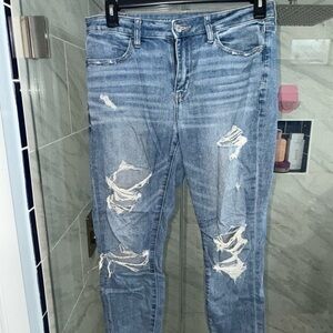 American Eagle Distressed Blue Jeans